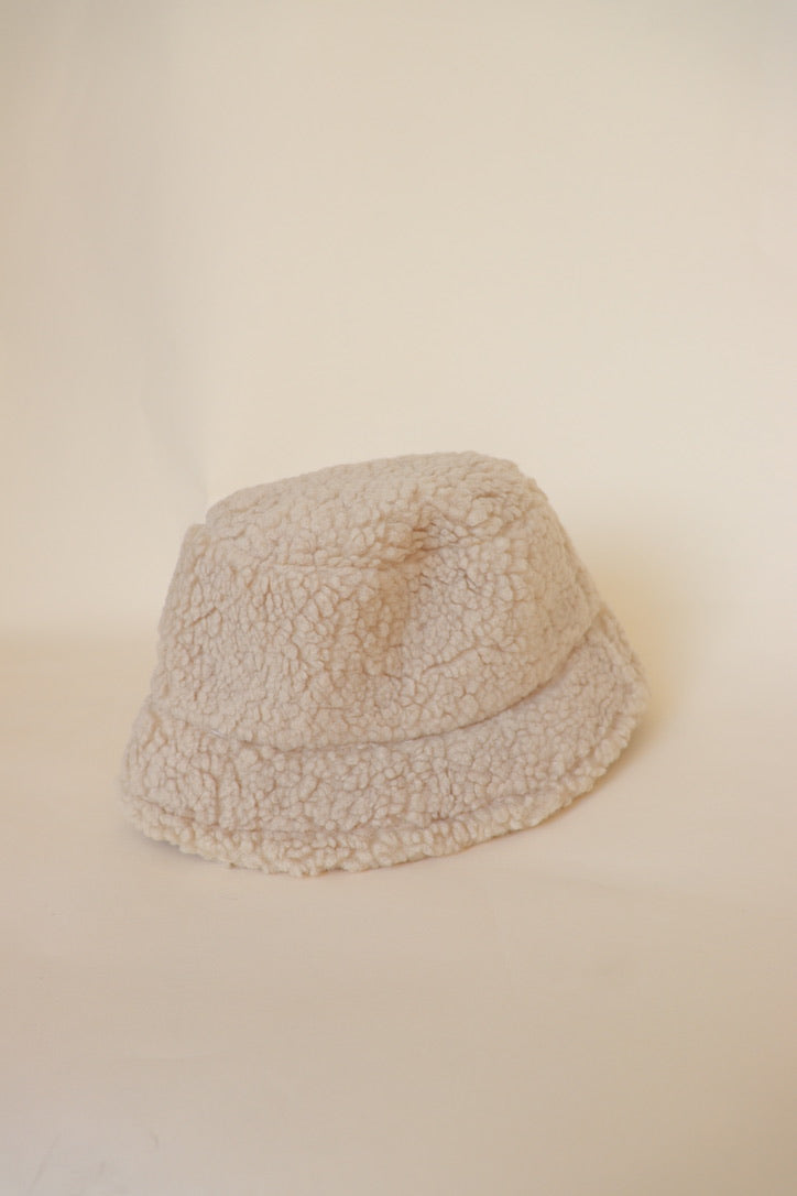 Tan Teddy Bucket Hat