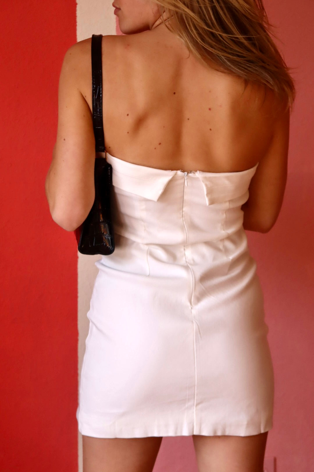 Claire Mini Tube Dress | White