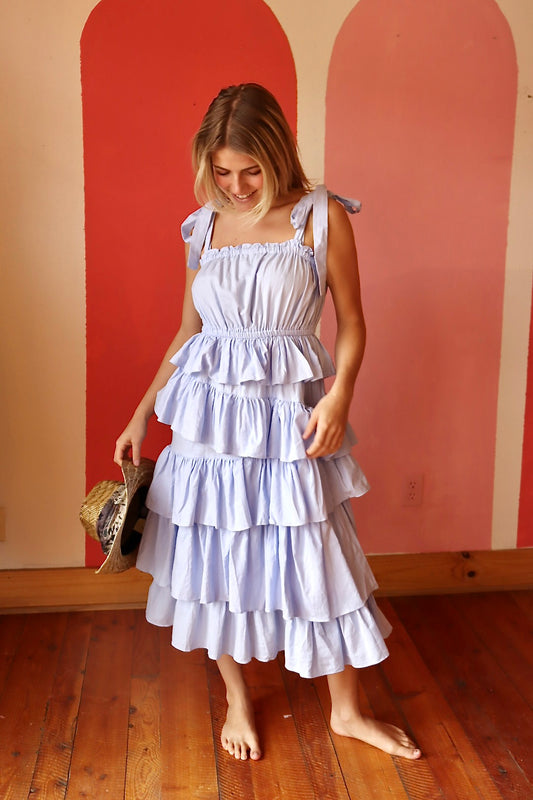 Provence Tiered Maxi Dress