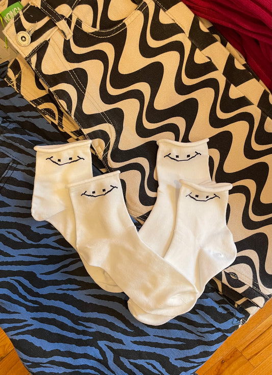 Smize Smiley Socks (Pack of 2)