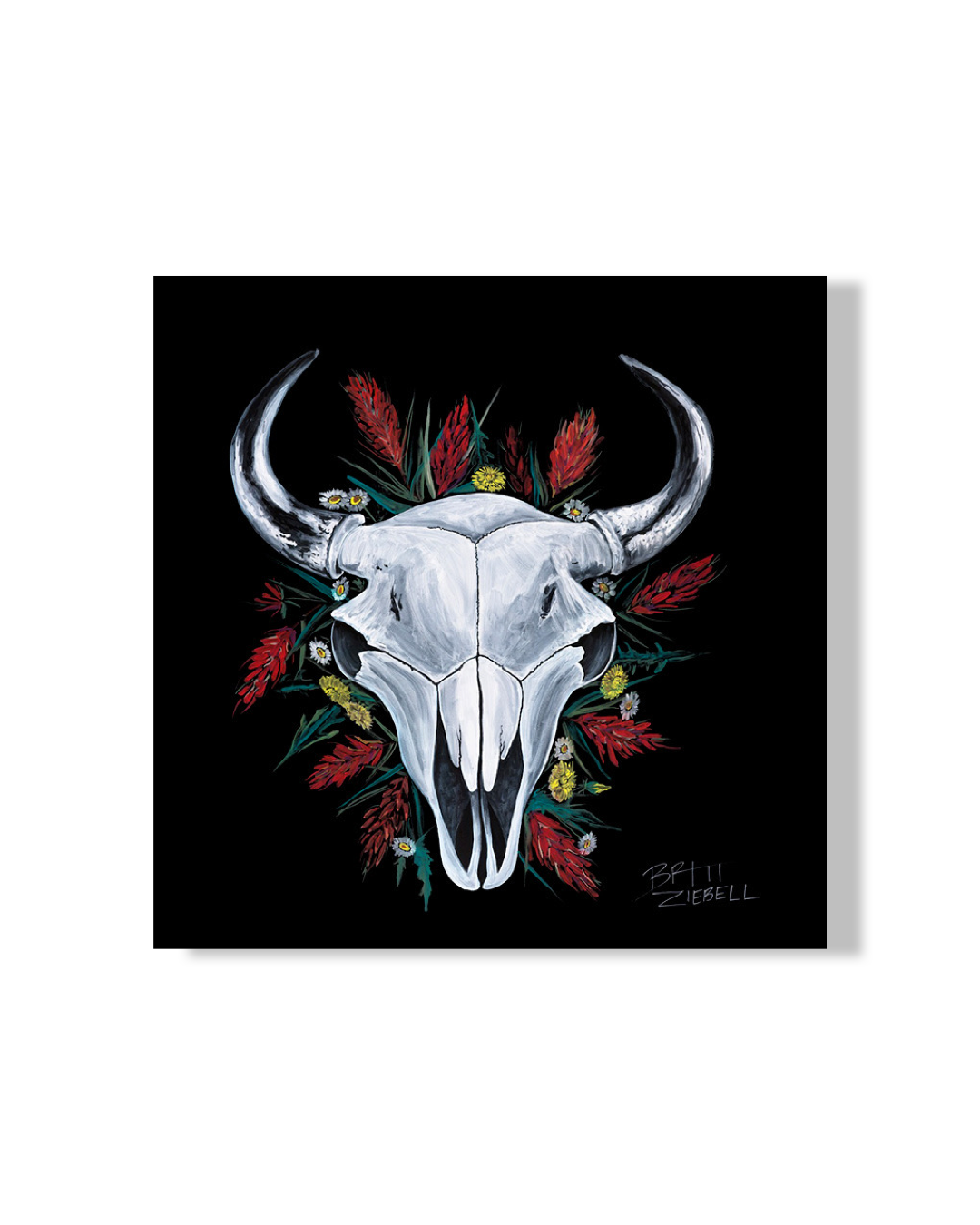 Bison Skull Art Print