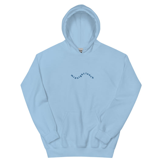 Classic Embroidered Hoodie | Blue